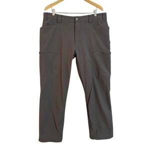 Duluth Trading Flexpedition Lined Pants Mens 38x30 Standard Fit Gray  Stretch